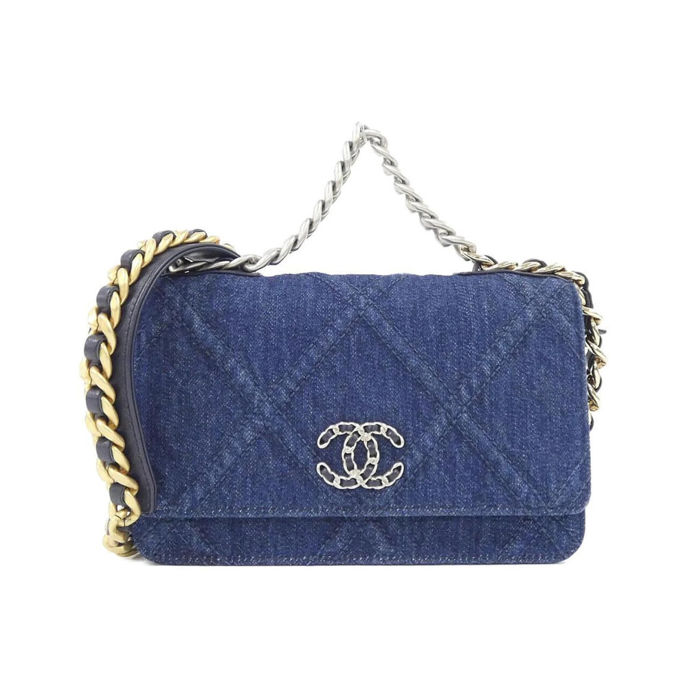 CHANEL Blue Wallet